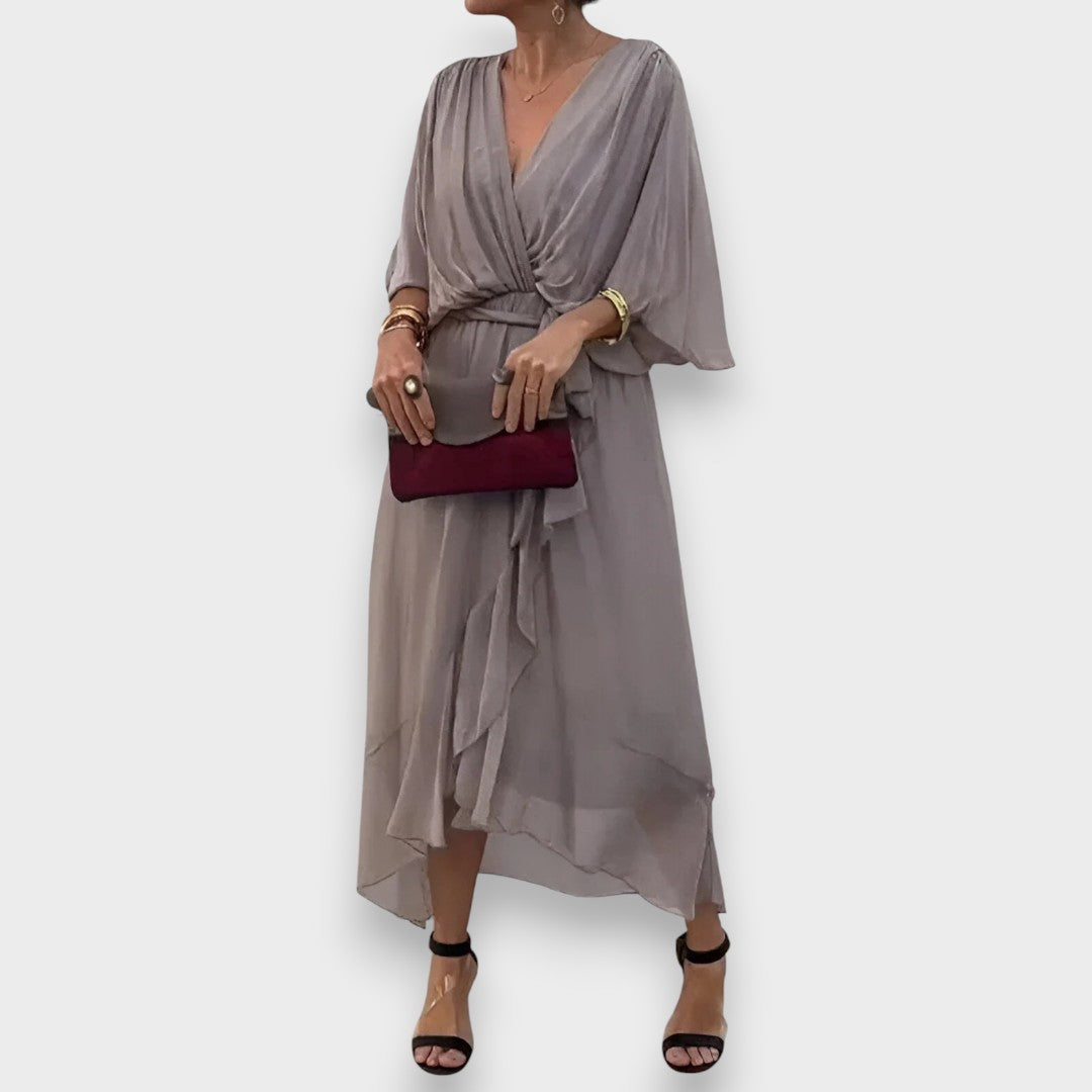 Monica | Kleid mit V-Ausschnitt