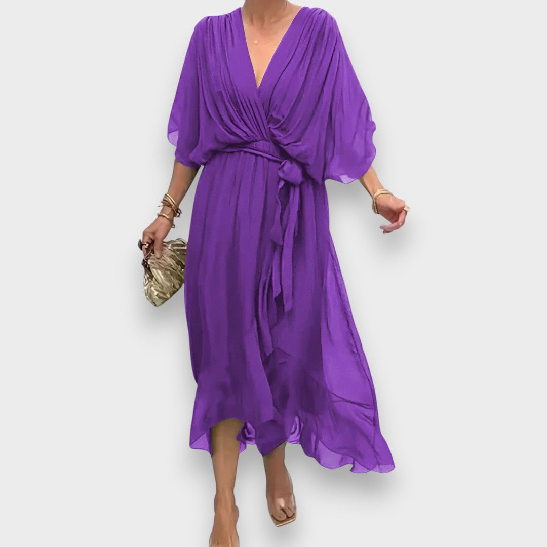 Monica | Kleid mit V-Ausschnitt