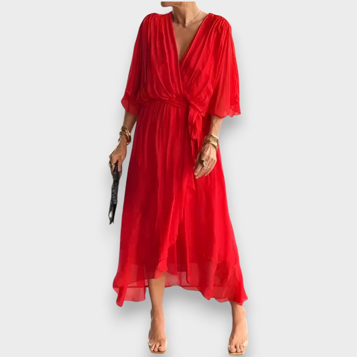 Monica | Kleid mit V-Ausschnitt