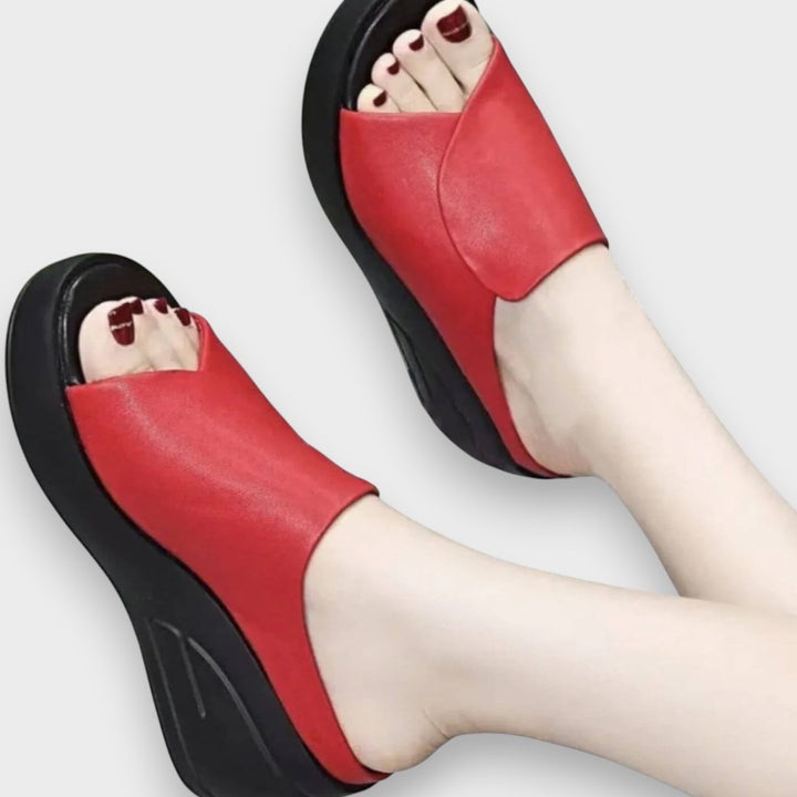 Elisa | Orthopädische Slipper Keilsandalen