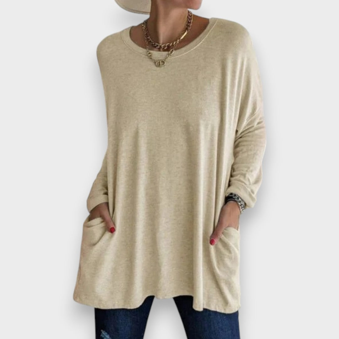 Aelira | Lässiges Longsleeve-Oberteil