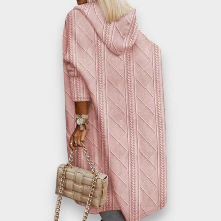 Johani | Langer Cardigan mit Kapuze
