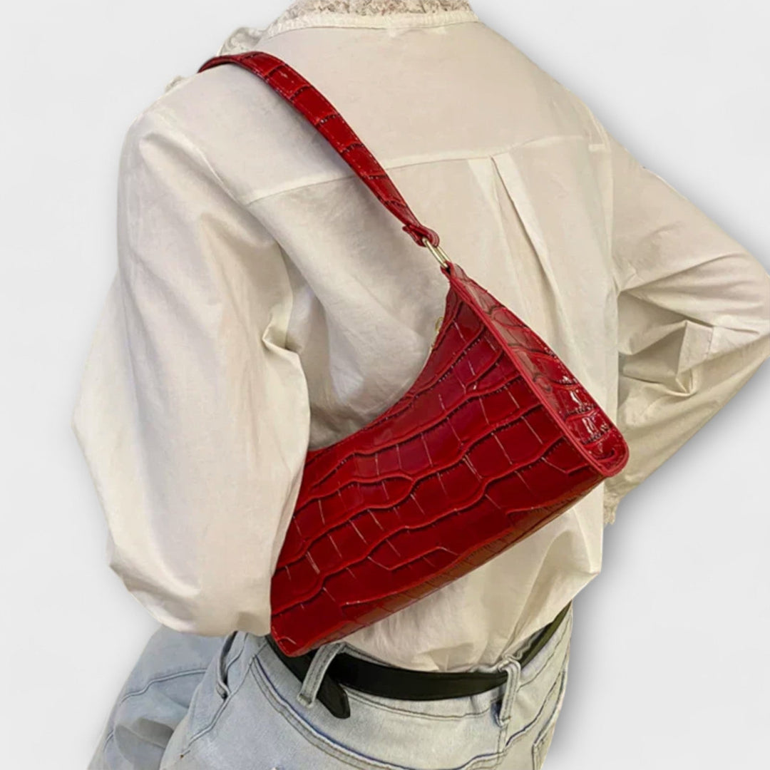 Léora. Glänzendi Ledertasche
