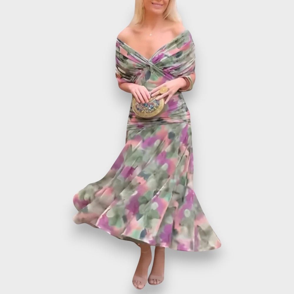 Malia | Elegantes Kleid mit V-Ausschnitt