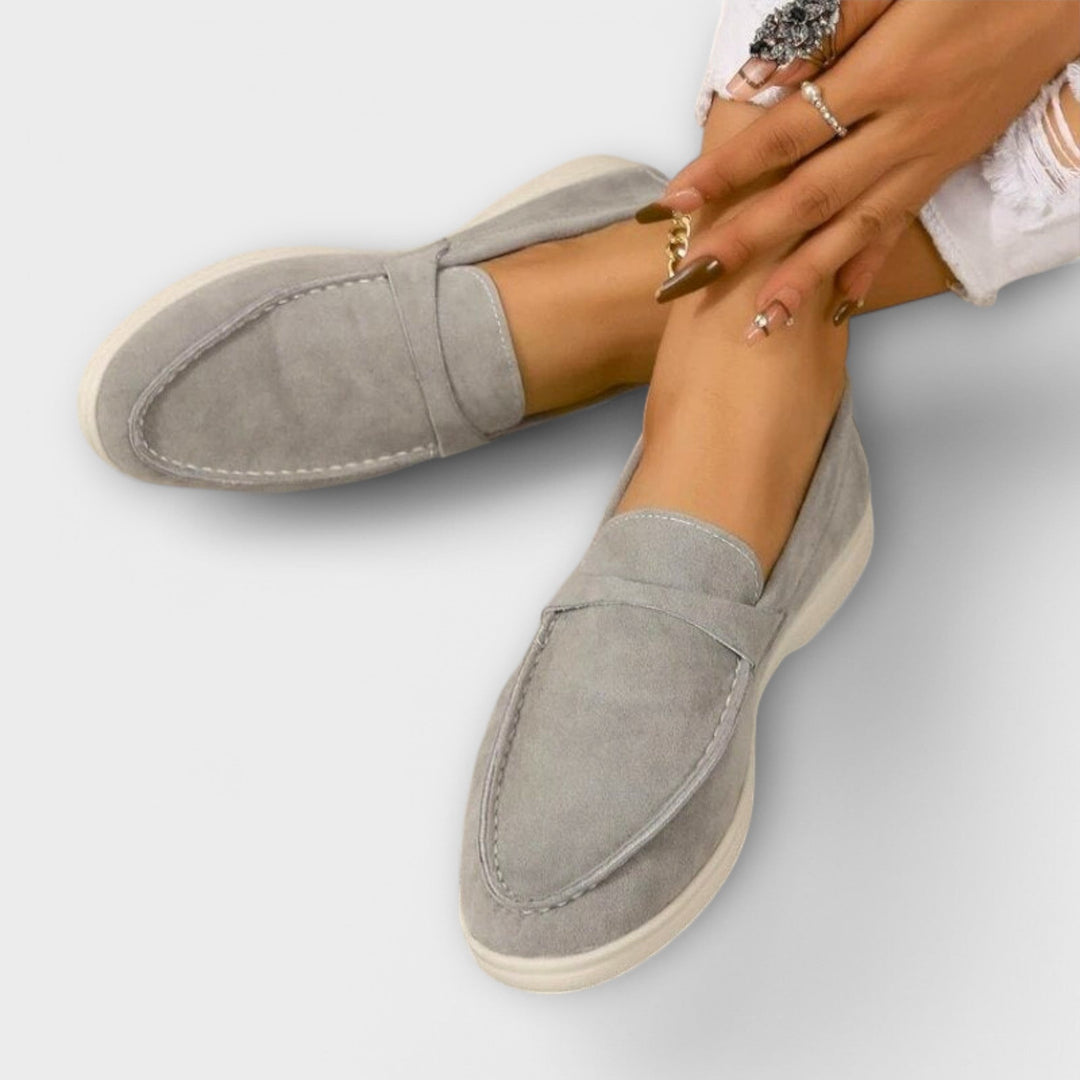 Eleganti Damen-Wildleder-Loafer