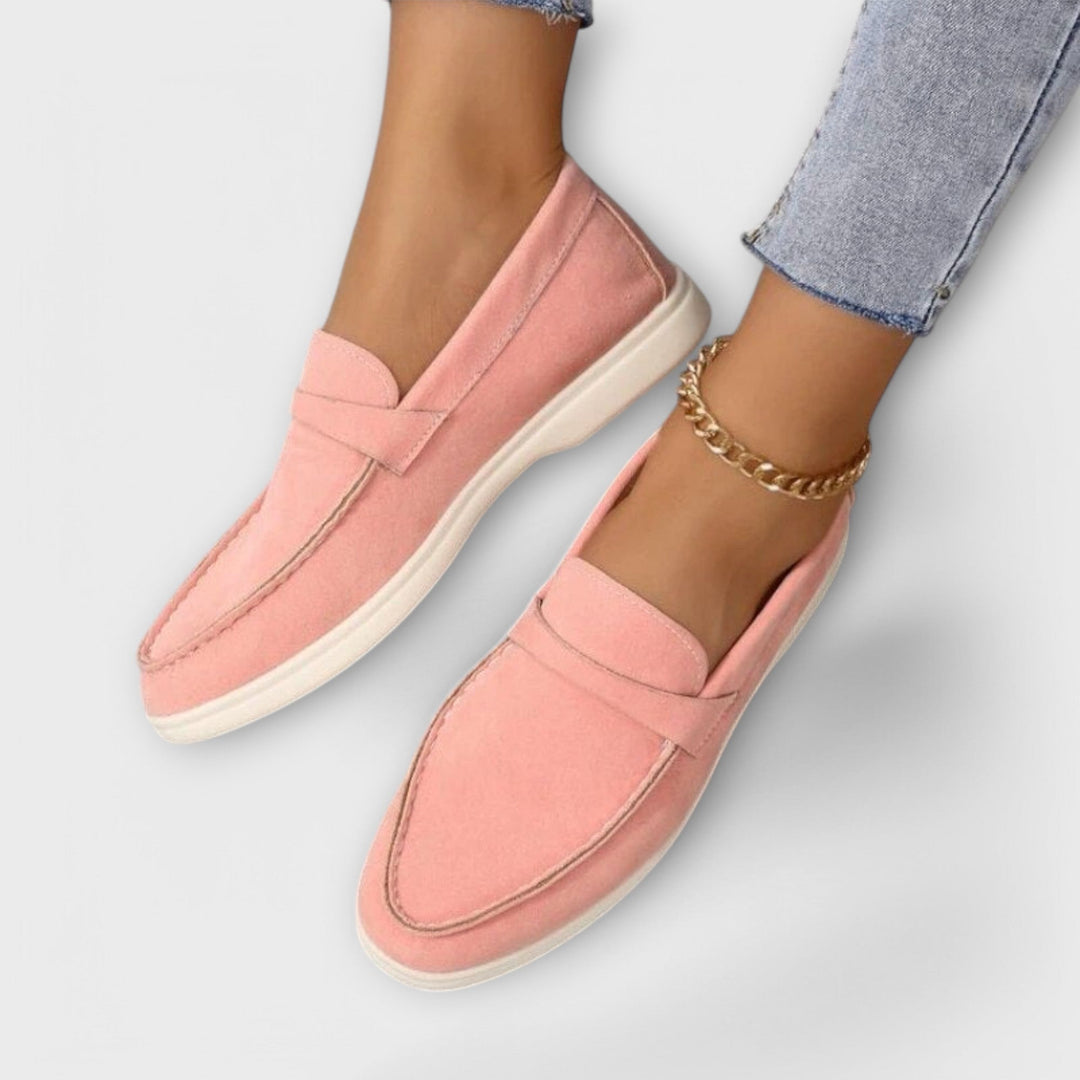 Eleganti Damen-Wildleder-Loafer