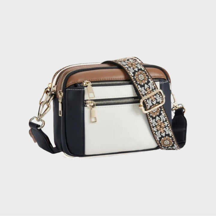 Selina | Schultertasche aus raffiniertem Leder