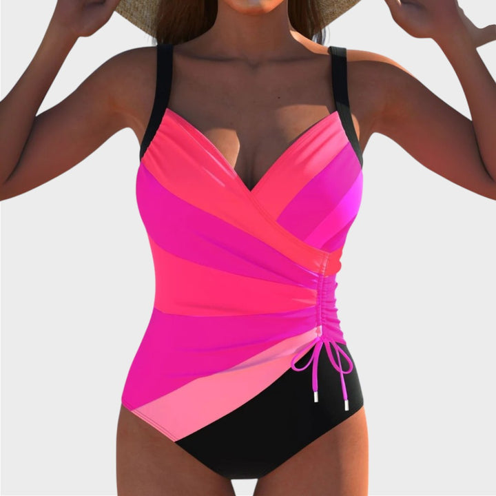 Amryth | Luxuriöser Badeanzug mit buntem Print