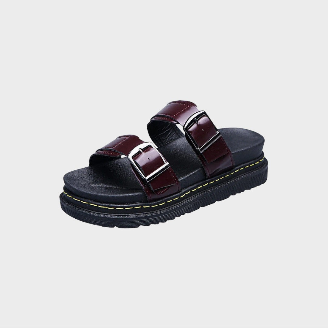 Paige | Bequeme Sommer-Plateausandalen mit Schnallenverschluss