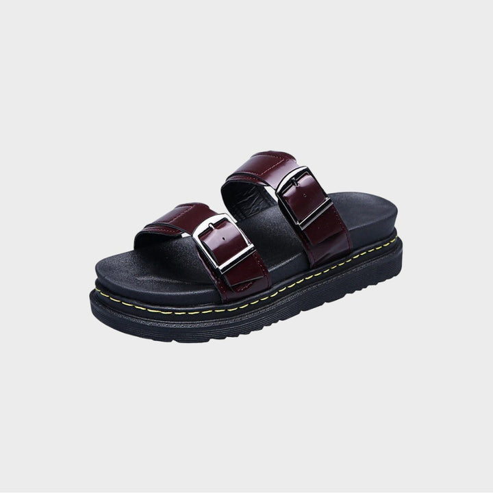 Paige | Bequeme Sommer-Plateausandalen mit Schnallenverschluss