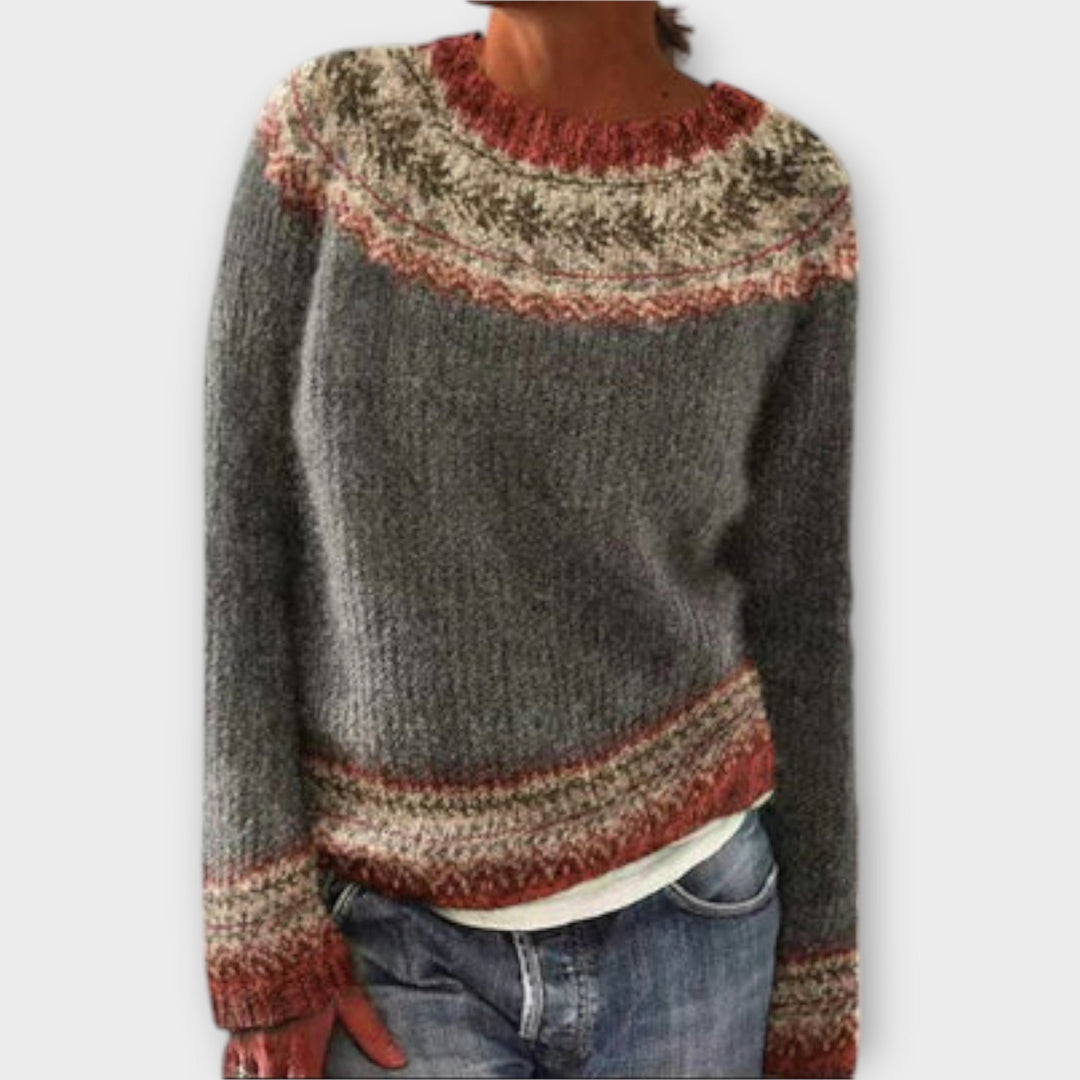Vintage Strickpullover für Fraue