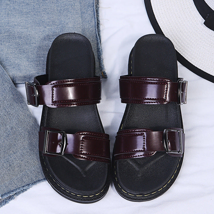 Paige | Bequeme Sommer-Plateausandalen mit Schnallenverschluss