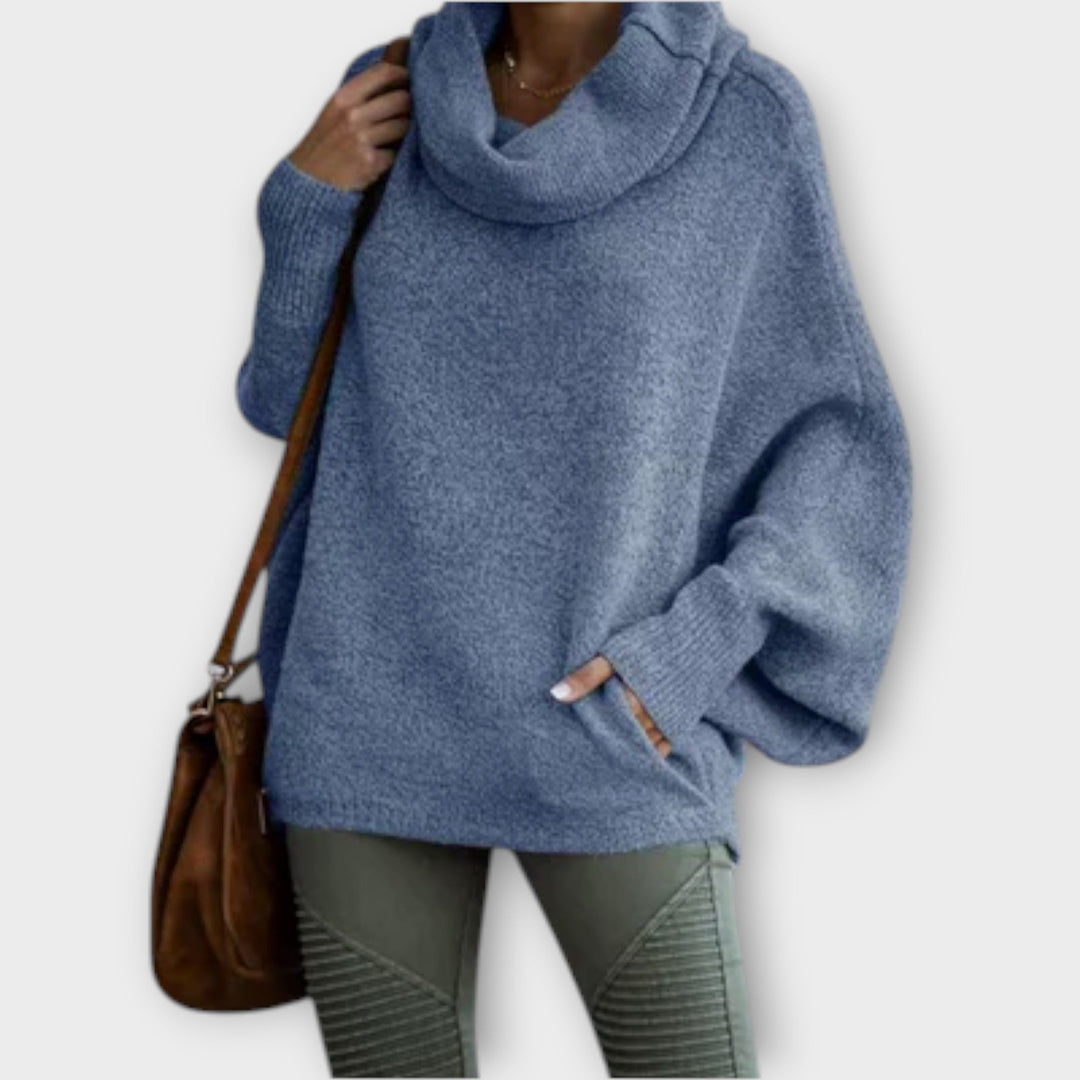Ulrike - Eleganter Frauepullover im Schildpatt-Design