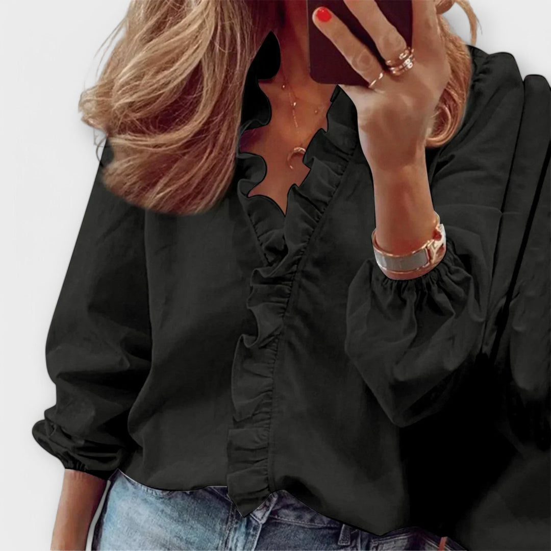 Amie – Eleganti Rüschenbluus