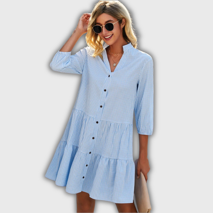 Shanna | Fliessendes Midi Kleid für den Tag