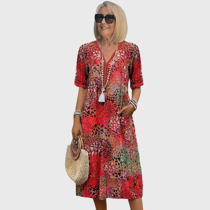 Colette | Lebendiges Midikleid