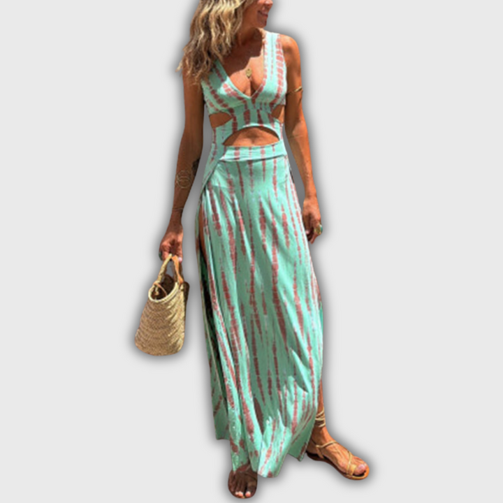 Bianca – Kleid mit tiefem Ausschnitt und Cut-Outs