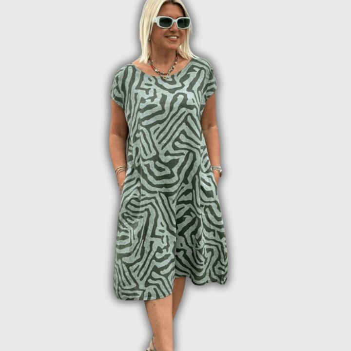 Camille - Sommerkleid mit Rundhalsausschnitt