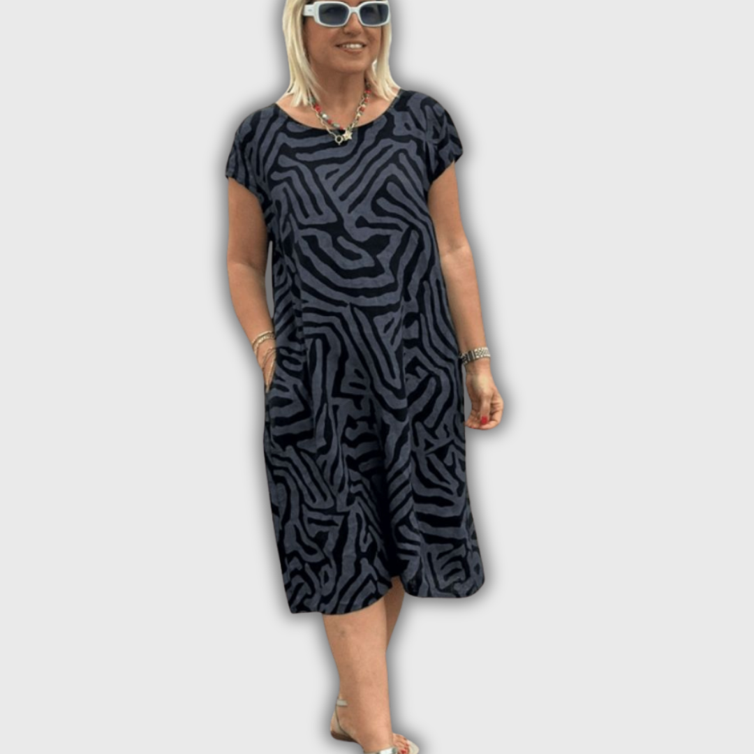 Camille - Sommerkleid mit Rundhalsausschnitt