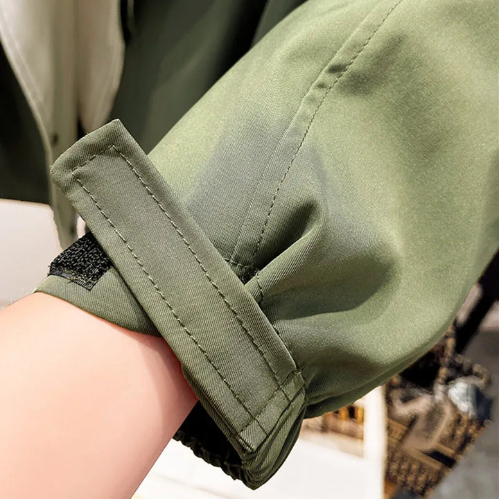 Valeria | Elegante wetterfesti Windbreaker-Jacke