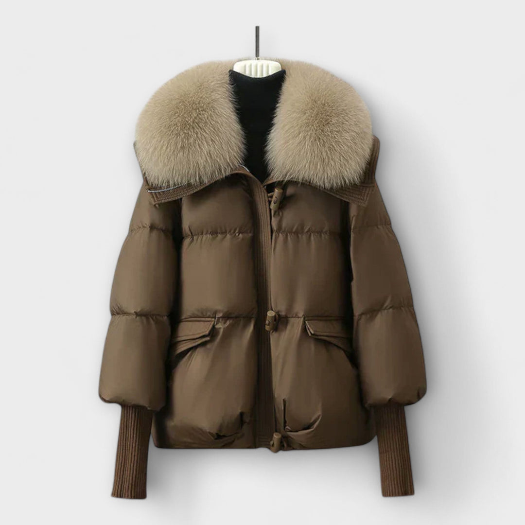 Lucyna - Eleganti Jacke mit Pels