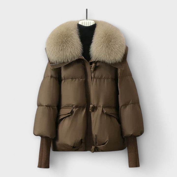 Lucyna - Eleganti Jacke mit Pels