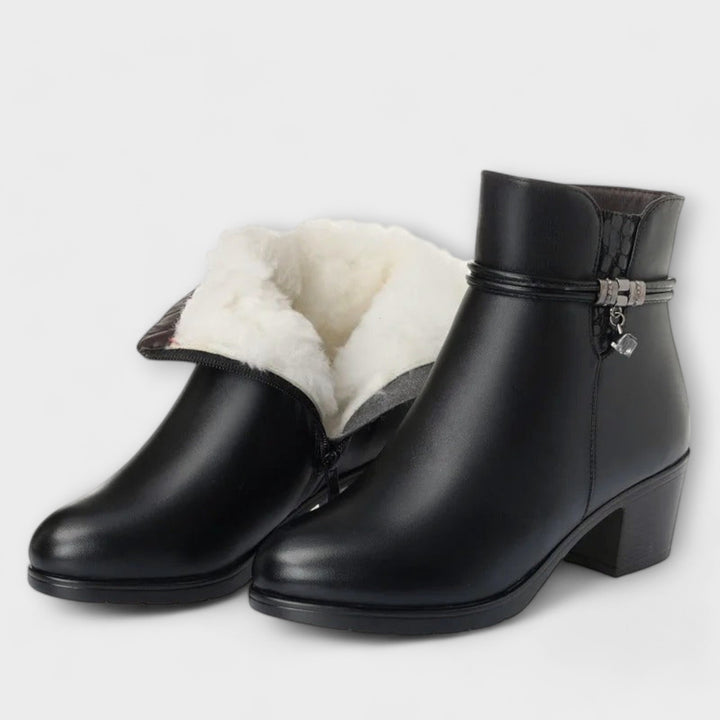 Frederika – Elegante Winterstiefel mit Reisverschluss
