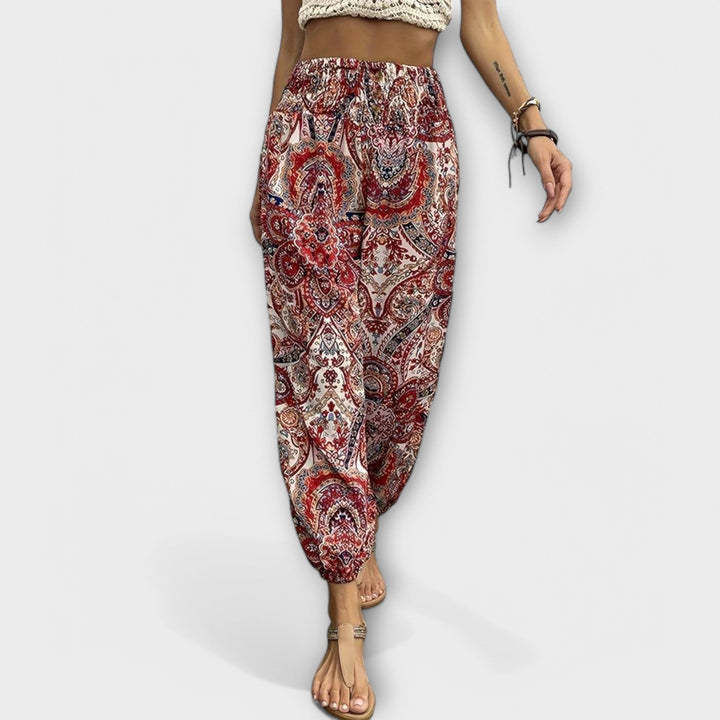 Scarlett – Hose mit ethnischer Grafik