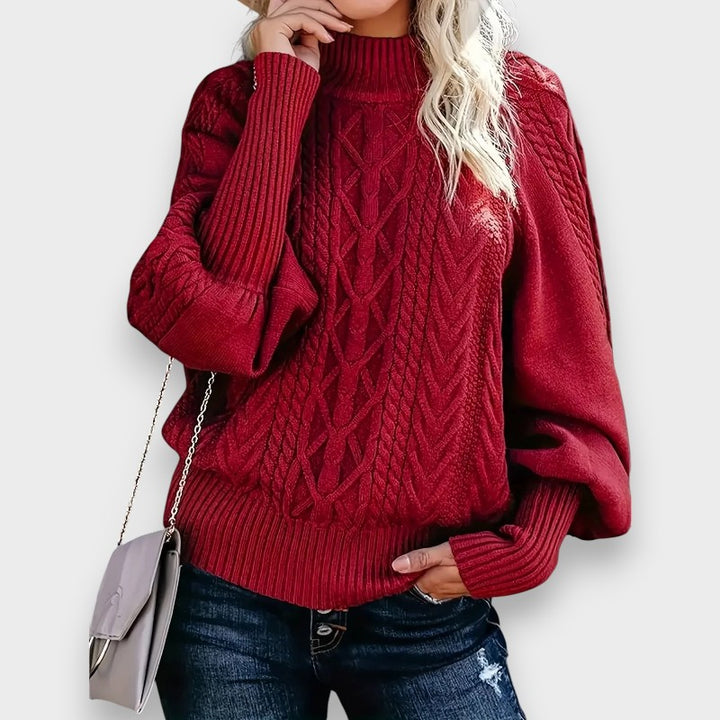 Tinsley | Lässiger Langarm Strickpullover