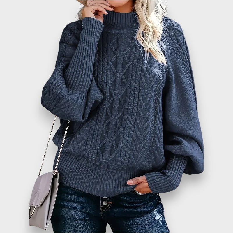 Tinsley | Lässiger Langarm Strickpullover