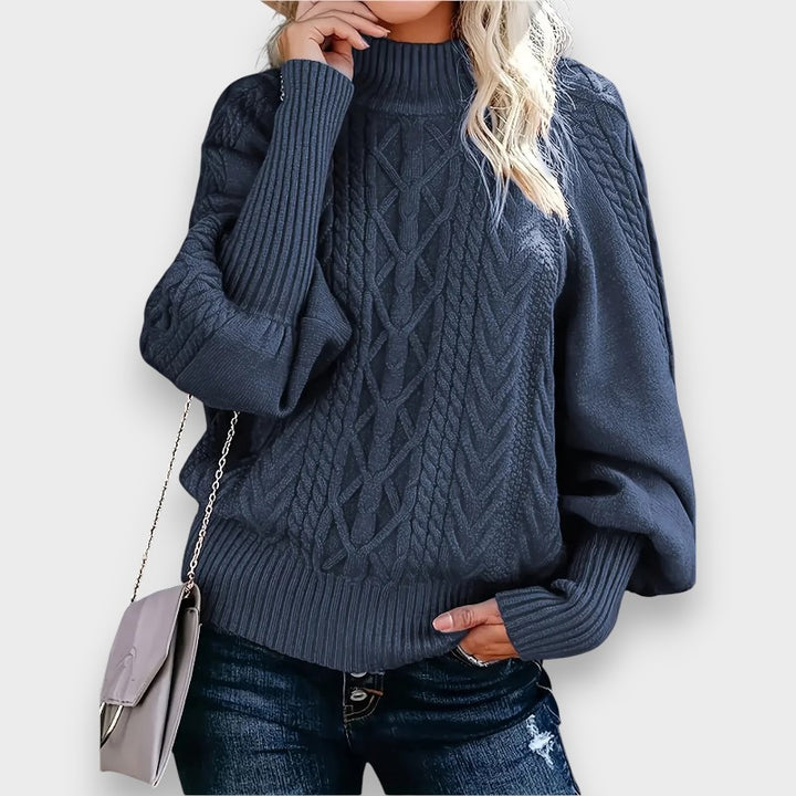 Tinsley | Lässiger Langarm Strickpullover
