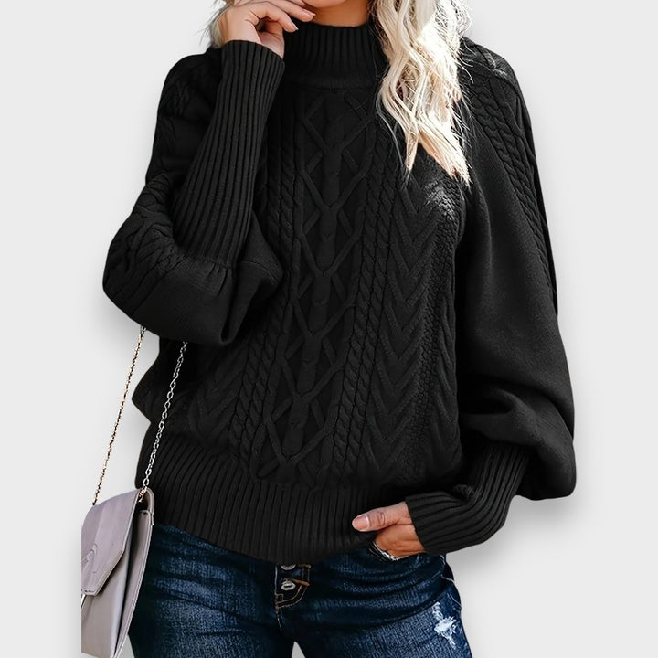 Tinsley | Lässiger Langarm Strickpullover