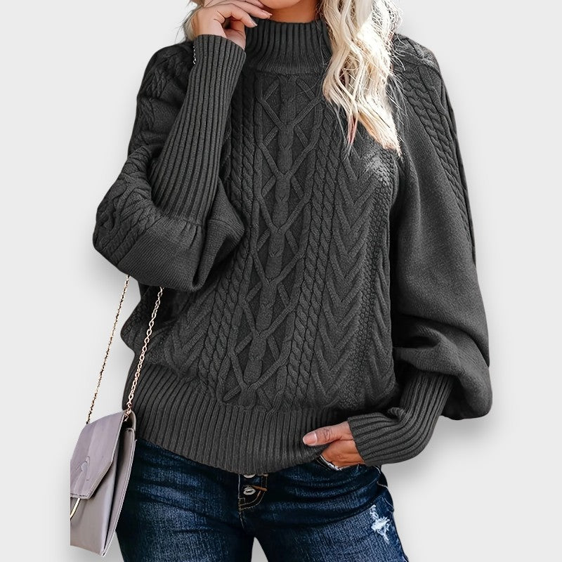 Tinsley | Lässiger Langarm Strickpullover
