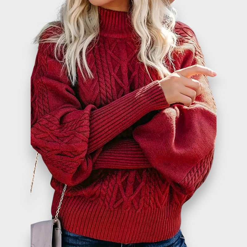 Tinsley | Lässiger Langarm Strickpullover