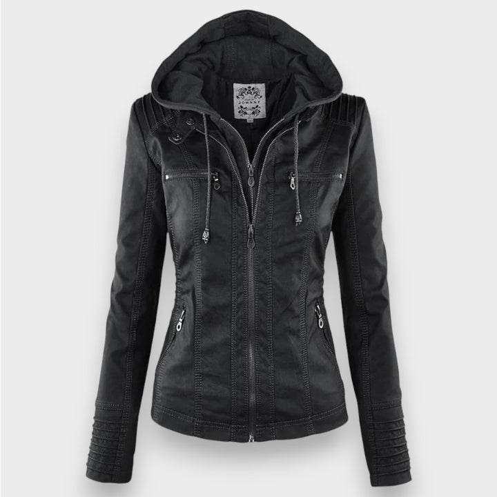 Leni | Leder Bikerjacke