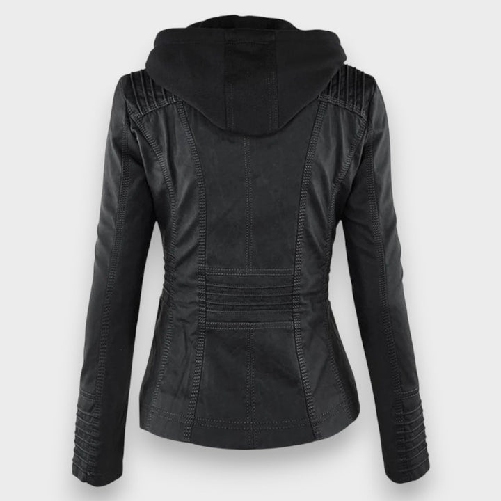 Leni | Leder Bikerjacke