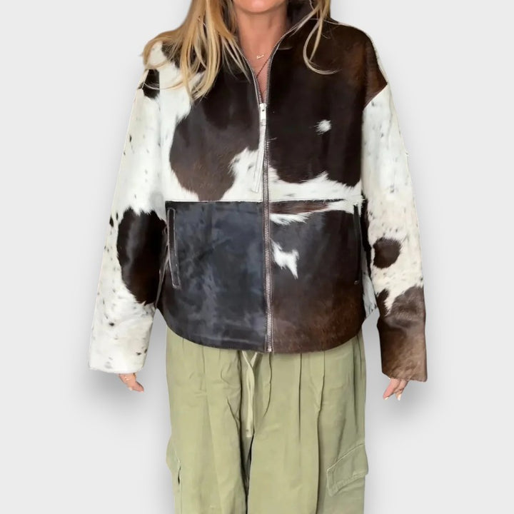 Evelina | Jacke mit Leopardenmuster