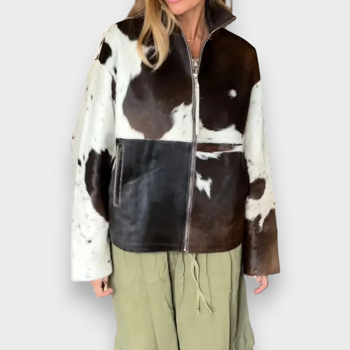 Evelina | Jacke mit Leopardenmuster