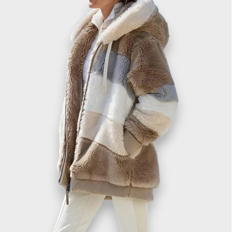 Astrid | Winterjacke mit Kapuze und Reissverschluss