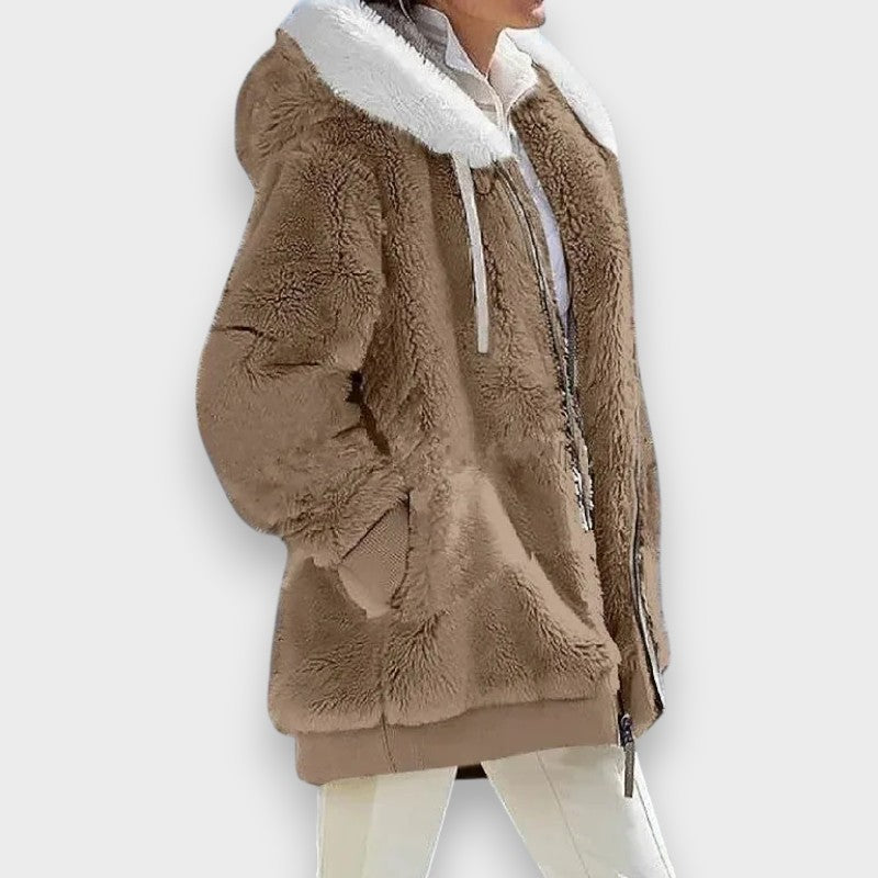 Astrid | Winterjacke mit Kapuze und Reissverschluss