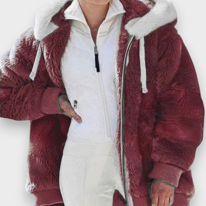Astrid | Winterjacke mit Kapuze und Reissverschluss