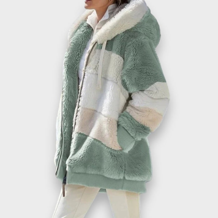 Astrid | Winterjacke mit Kapuze und Reissverschluss