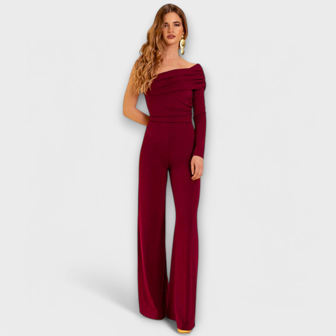Fiona – Elegante One-Shoulder Jumpsuit