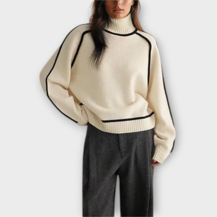 Emilie - Weicher & eleganter Rollkragen-Pullover