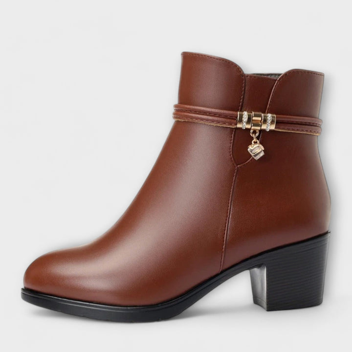 Frederika – Elegante Winterstiefel mit Reisverschluss