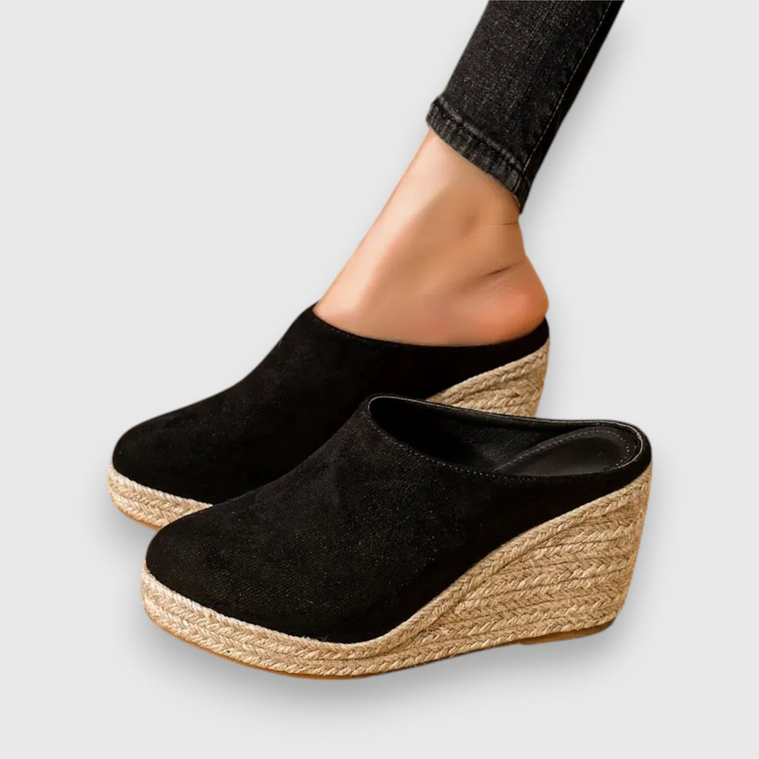 Sienna – Espadrille-Keilabsatz-Sandale
