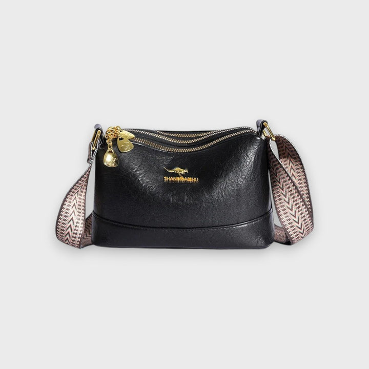 Jana | Schultertasche aus raffiniertem Leder
