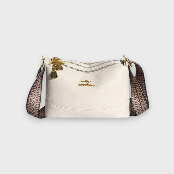 Jana | Schultertasche aus raffiniertem Leder