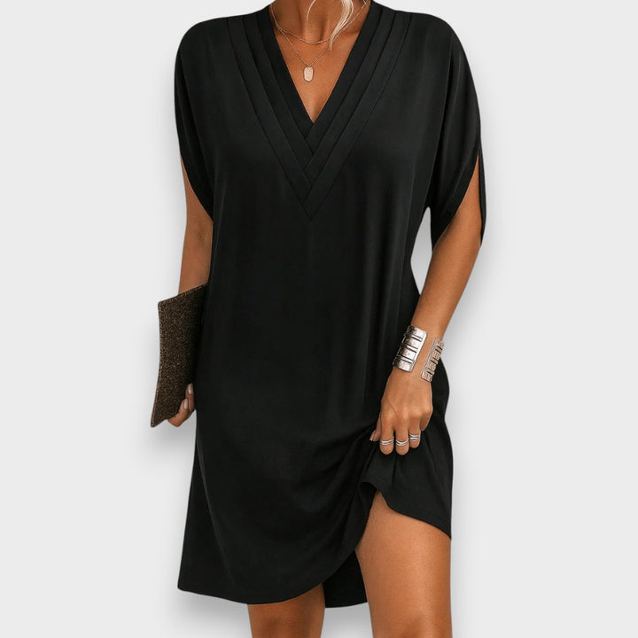 Rachel | V-Ausschnitts Casual Mini-Chleid