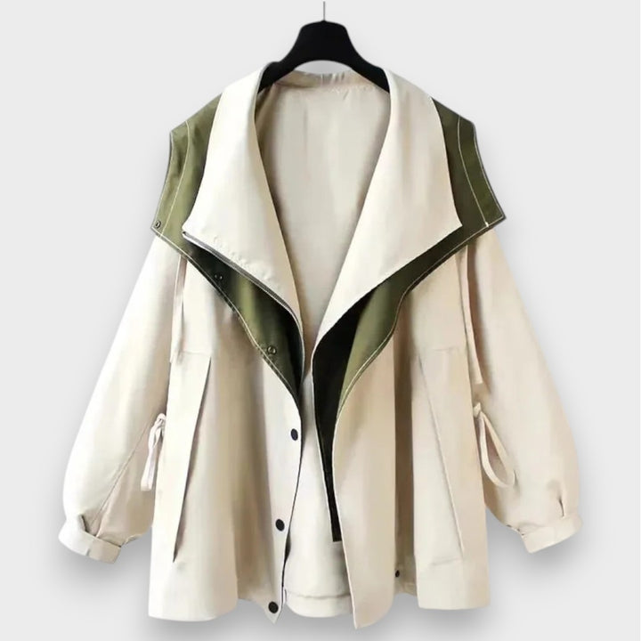 Valeria | Elegante wetterfesti Windbreaker-Jacke